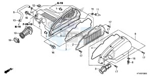 SH300AE SH300AE UK - (E) drawing AIR CLEANER