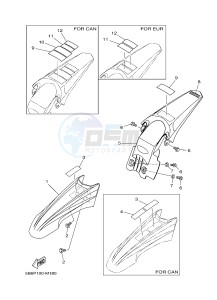 TT-R110E (B512 B513 B514 B514) drawing FENDER