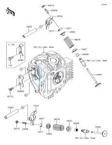 KLX110 KLX110CFF EU drawing Valve(s)