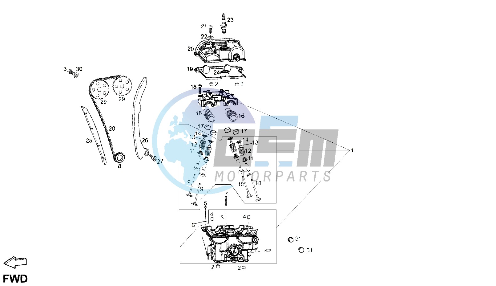 CYLINDER HEAD - VALVES