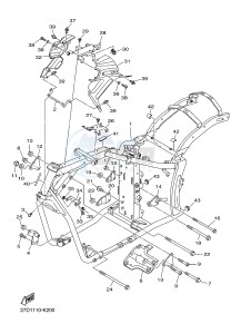 XVS1300CU XVS1300 CUSTOM XVS1300 CUSTOM (2SS4) drawing FRAME