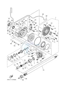 YXZ1000ES YXZ10YMSH YXZ1000R EPS SPECIAL EDITION (2HCF) drawing DRIVE SHAFT