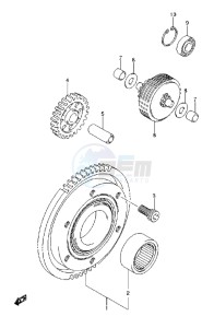 LT-A750X drawing STARTER CLUTCH