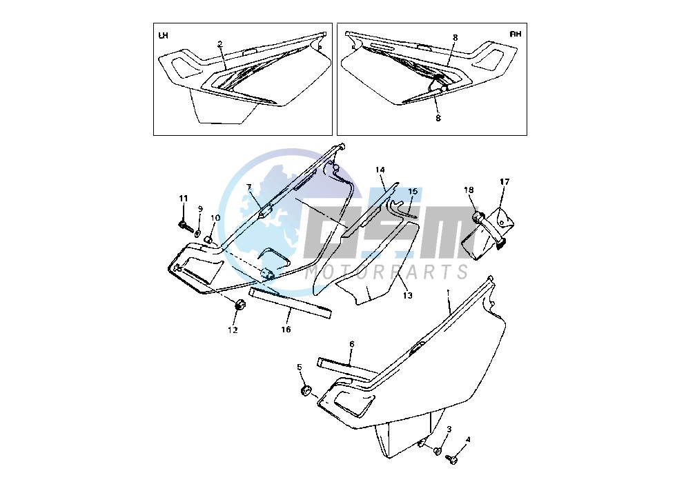 SIDE COVERS MY95-99