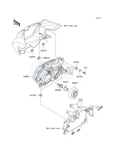 ZR 1000 A [Z1000] (A6F-A6F) A6F drawing HEADLIGHT-- S- -