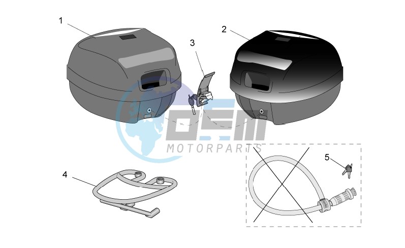 Acc. - Top/cases side cases