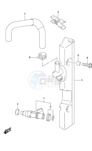 DF 60A drawing Fuel Injector