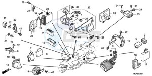 GL18009 Europe Direct - (ED / AB NAV) drawing CONTROL UNIT (AIRBAG)