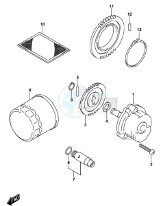 DL1000A drawing OIL PUMP