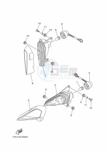 YFM700R (BCXR) drawing HEADLIGHT