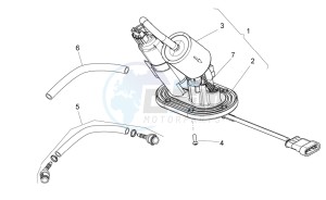 Dorsoduro 750 Factory - ABS drawing Fuel pump