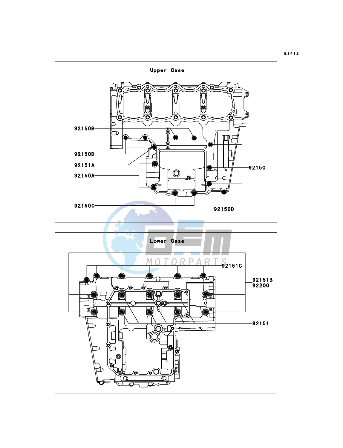 Crankcase Bolt Pattern