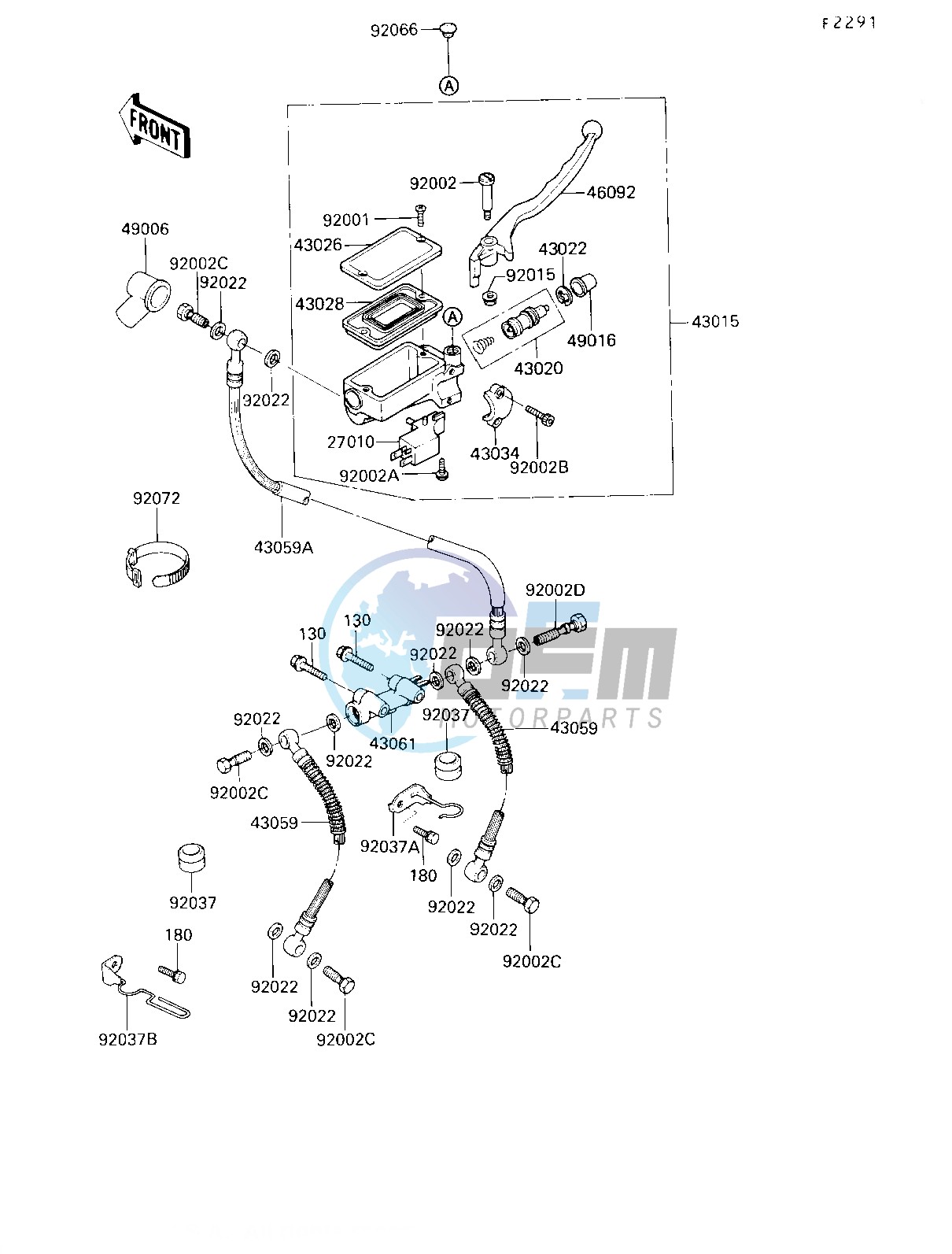 FRONT MASTER CYLINDER