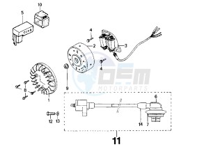 SV GEO - 125 cc drawing GENERATOR