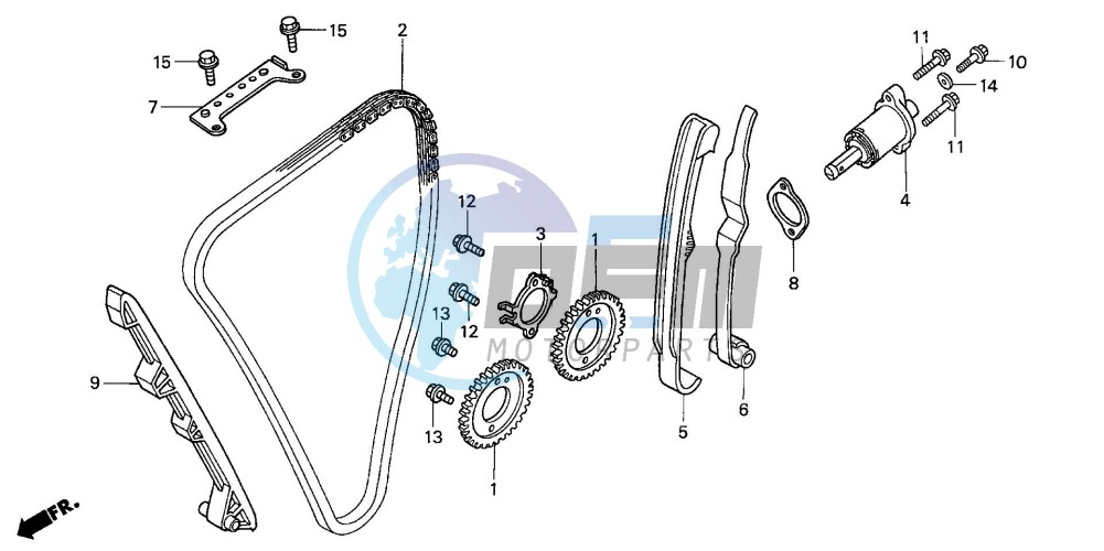 CAM CHAIN/TENSIONER