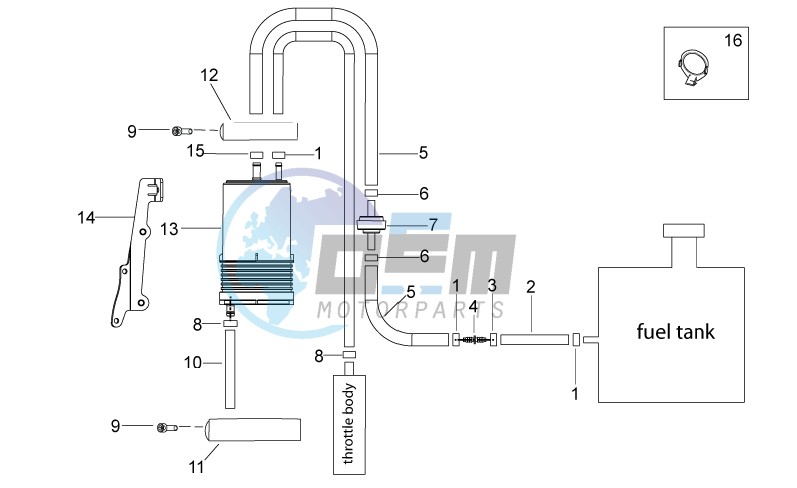 Fuel vapour recover system