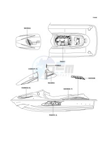 JT 1200 [1200 STX-R] (A1-A2) [1200 STX-R] drawing DECALS-- JTT20-A1- -                      - -,