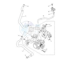 WR R 250 drawing INTAKE 2