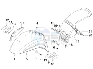 S 50 4T 4V College USA drawing Wheel housing - Mudguard