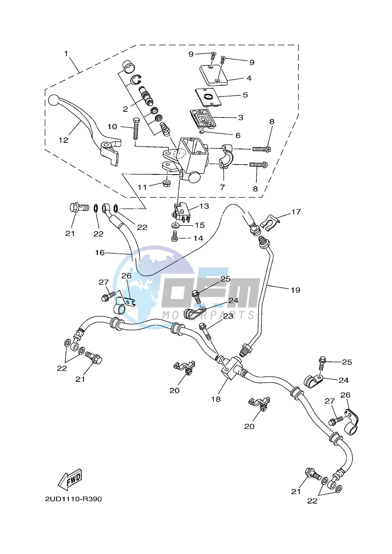 FRONT MASTER CYLINDER