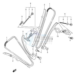 VL250 (E2) drawing CAM CHAIN