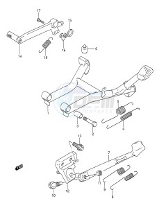 GSF400 (E28) Bandit drawing STAND