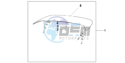 TOP BOX SPOILER DIGITAL SILVER