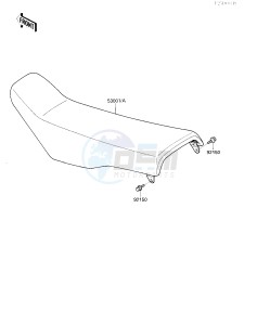 KX 500 D [KX500] (D1) [KX500] drawing SEAT