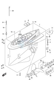 DF 250 drawing Gear Case SS Model