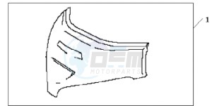 GL18009 UK - (E / AB MKH NAV) drawing CHROME GARNISH,SC