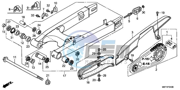 PANNIER SCUFF PAD SET A