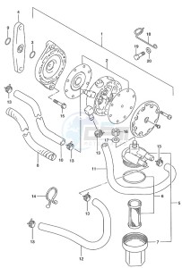 DT 115 drawing Fuel Pump (DT115S