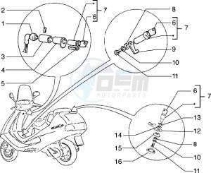 Hexagon 125 EXS1T 125cc drawing Locks