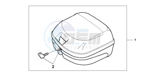 SH100 drawing TOP BOX 26L