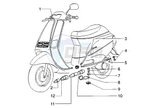 Zip 50 RST drawing Transmission Throttle - Disc brake