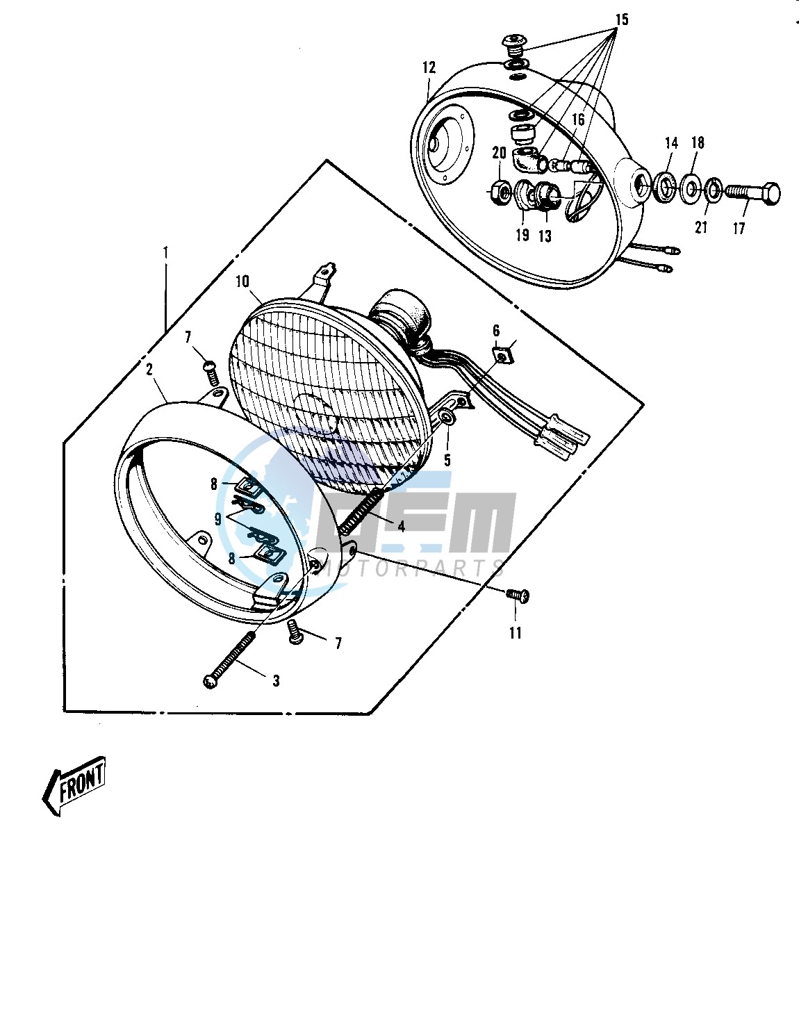 HEADLIGHT -- H2, From F_NO.02686- -