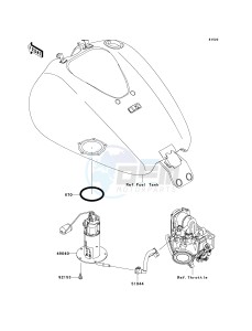 VN 1700 E [VULCAN 1700 CLASSIC] (9G-9FA) E9FA drawing FUEL PUMP