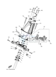 XP530 XP530-A TMAX SX ABS (BX38) drawing STEERING