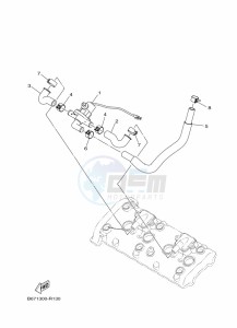 MT-10 MTN1000 (B67J) drawing AIR INDUCTION SYSTEM