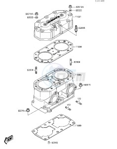 JF 650 A [X2] (A3) [X2] drawing CYLINDER HEAD_CYLINDER