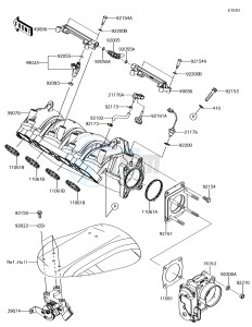 JET SKI ULTRA 310R JT1500NEF EU drawing Throttle