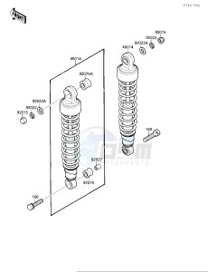 EL 250 B [ELIMINATOR[ (B2-B3) [ELIMINATOR drawing SUSPENSION_SHOCK ABSORBER