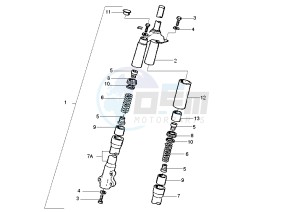 LIBERTY 4T 50 drawing Front Fork