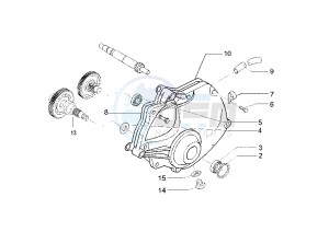 Beverly 500 drawing Gear group