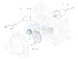 VXL 125 4T 3V drawing Stater - Electric starter