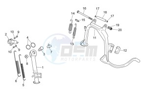 Scarabeo 300 Light e3 drawing Stand