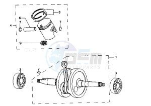 SV GEO - 50 cc drawing CRANKSHAFT-PISTON