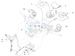 MP3 300 LT Sport ABS drawing Handlebars coverages