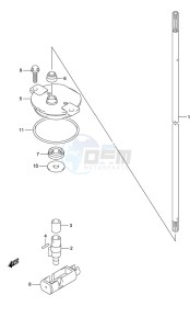 DF 175 drawing Clutch Rod (Model: TG/ZG)