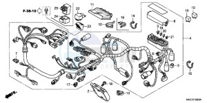 CB1100AD CB1100 ABS UK - (E) drawing WIRE HARNESS